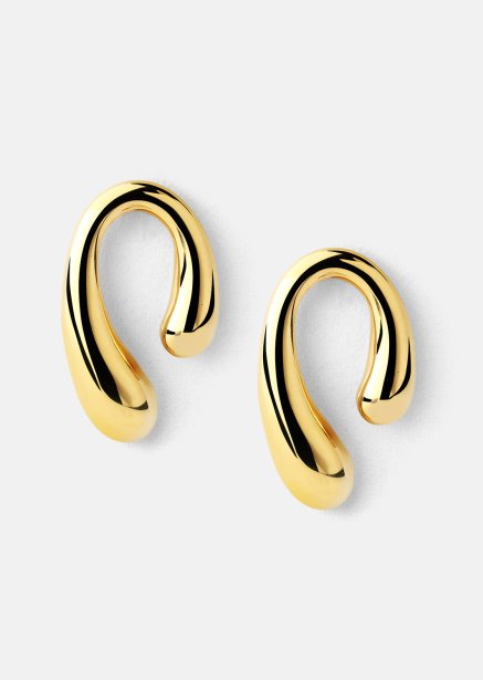 Örhängen Sculpture – 18k Guldpläterade
