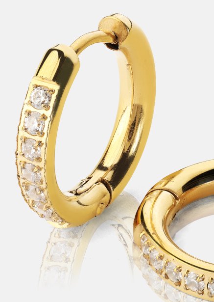 Örhängen Golden Spark – 18k Guldpläterade