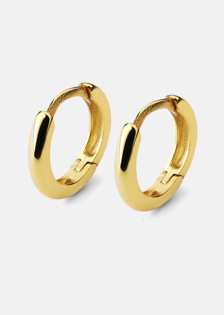 Örhängen Mini Hoops - 18k Guldpläterade