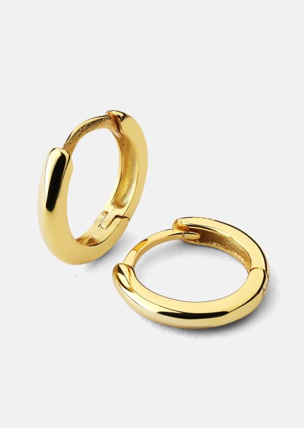 Örhängen Mini Hoops - 18k Guldpläterade