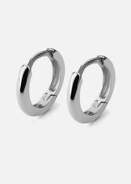 Örhängen Mini Hoops - Silverpläterade