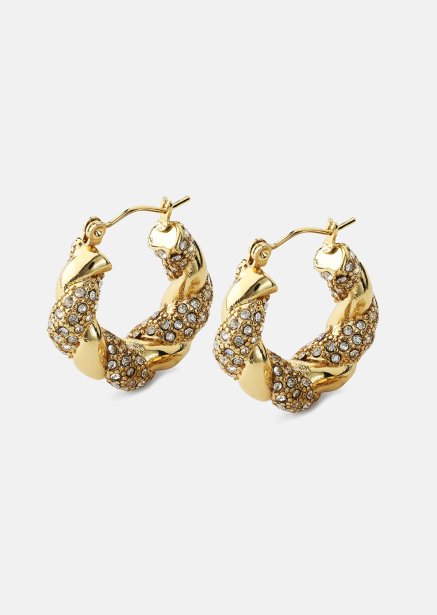 Örhänge Glam Hoops - 18k Guldpläterat