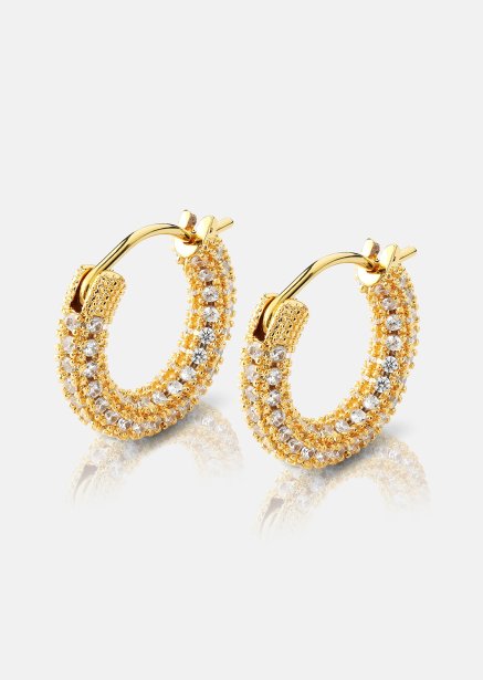 Elegans Örhänge - 18k Guldpläterat