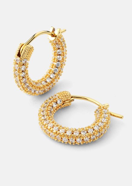 Elegans Örhänge - 18k Guldpläterat