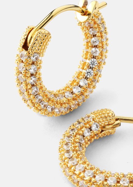 Elegans Örhänge - 18k Guldpläterat