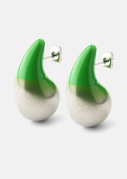 Örhängen Verdé Glow – Silverpläterade
