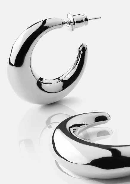 Bold Örhängen – Silverpläterade