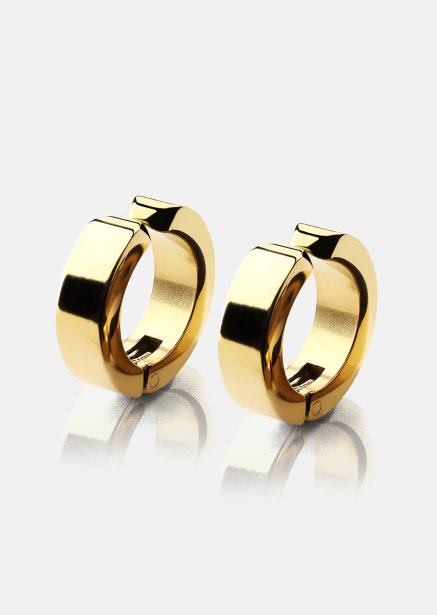 Örhänge Petite Hoop - 18k Guldpläterat