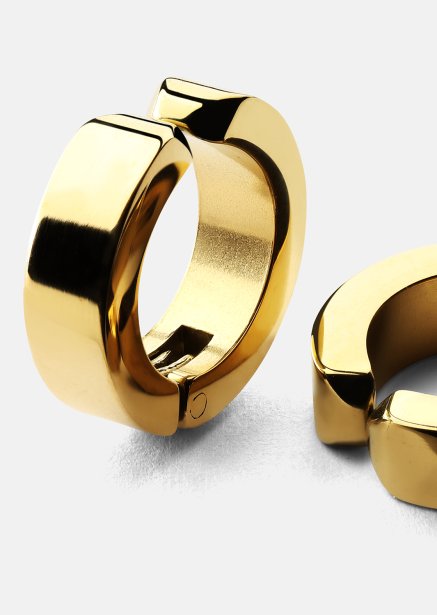 Örhänge Petite Hoop - 18k Guldpläterat