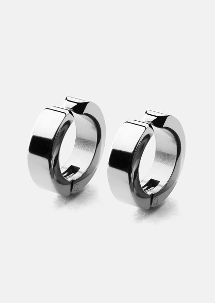 Örhänge Petite Hoop - Silverpläterat