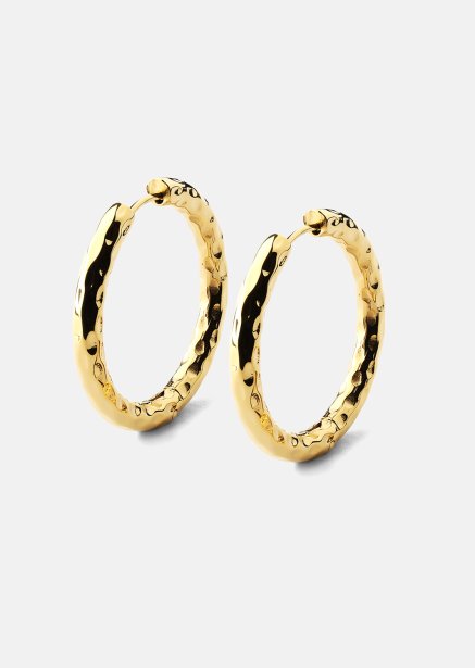 Örhänge Everyday Hoops - 18k Guldpläterat