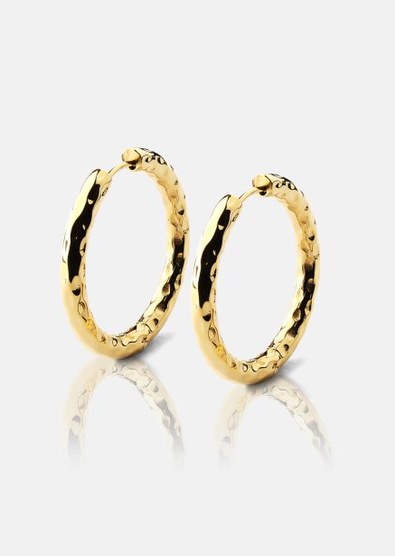 Örhänge Everyday Hoops - 18k Guldpläterat