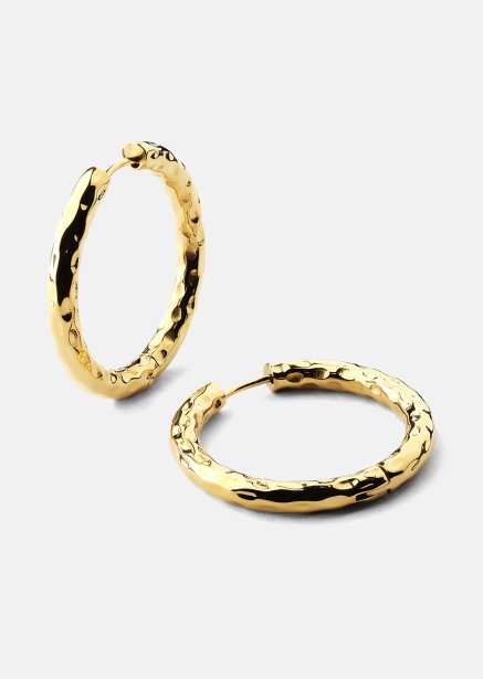 Örhänge Everyday Hoops - 18k Guldpläterat