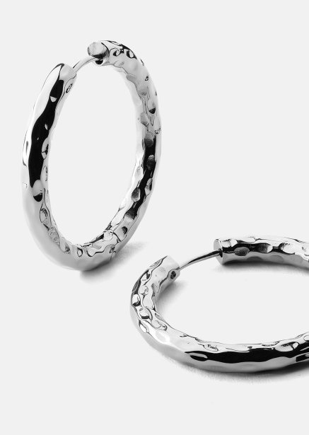 Örhänge Everyday Hoops - Silverpläterat