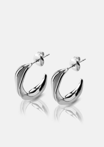 Örhängen Gleaming Flow - Silverpläterade