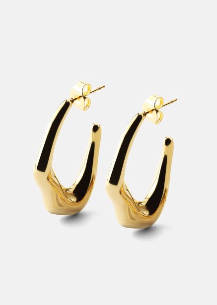 Örhänge Bold Drops - 18k Guldpläterat