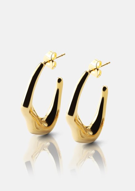 Örhänge Bold Drops - 18k Guldpläterat