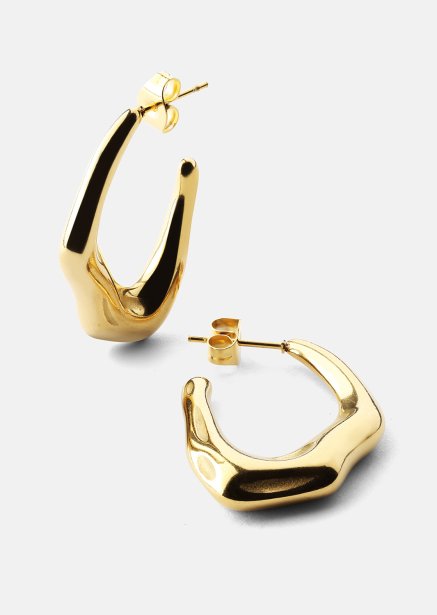 Örhänge Bold Drops - 18k Guldpläterat