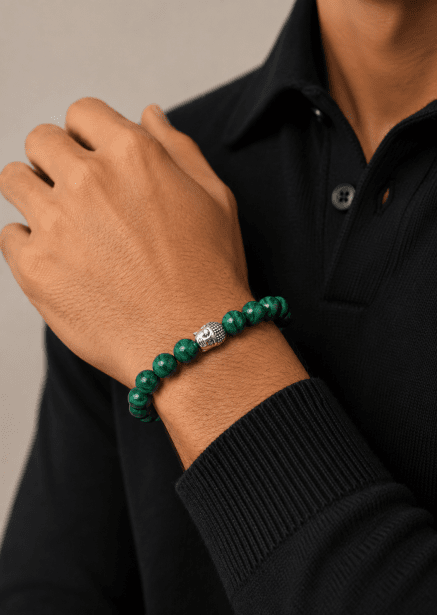 Pärlarmband Emerald Flare