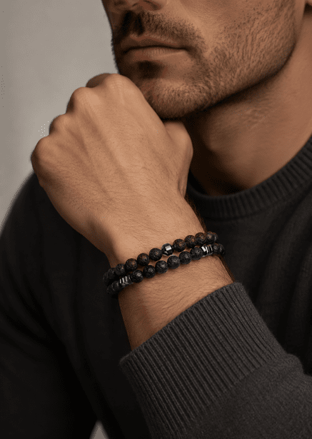 Pärlarmband Onyx Fusion