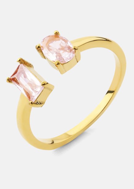 Ring Rosé Duo - 18k Guldpläterad