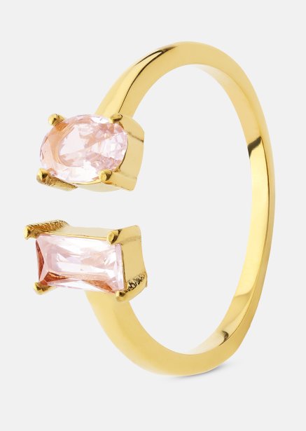 Ring Rosé Duo - 18k Guldpläterad