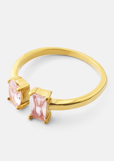 Ring Rosé Duo - 18k Guldpläterad