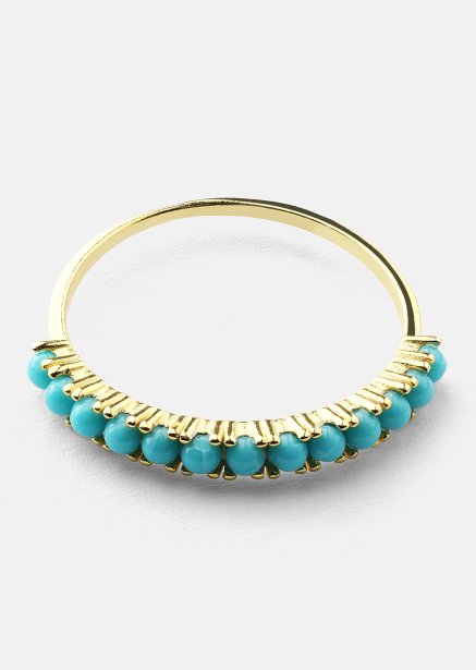 Blue Pearl Elegance Ring - 18k Guldpläterad
