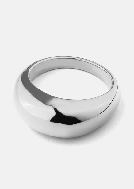 Golden Bold Ring - Silverpläterad