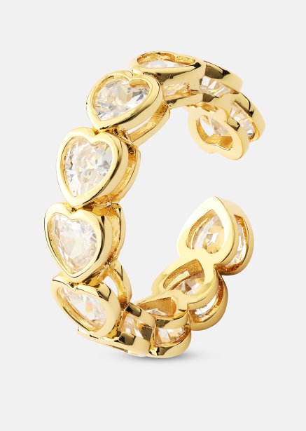 Ring Heartfelt Love- 18k Guldpläterad