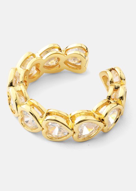 Ring Heartfelt Love- 18k Guldpläterad