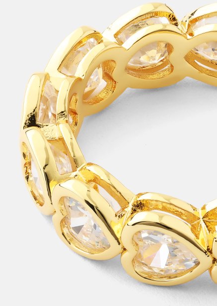 Ring Heartfelt Love- 18k Guldpläterad
