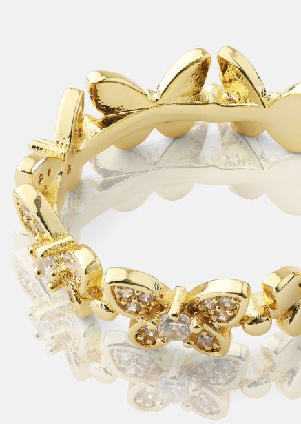 Ring Flutter – 18k Guldpläterad