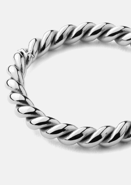 Ring Silver Twist - Silverpläterad