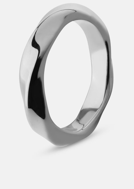 Ring Swirl - Silverpläterad