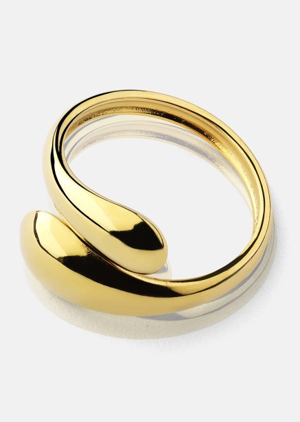 Ring Bold Drops - 18k Guldpläterad