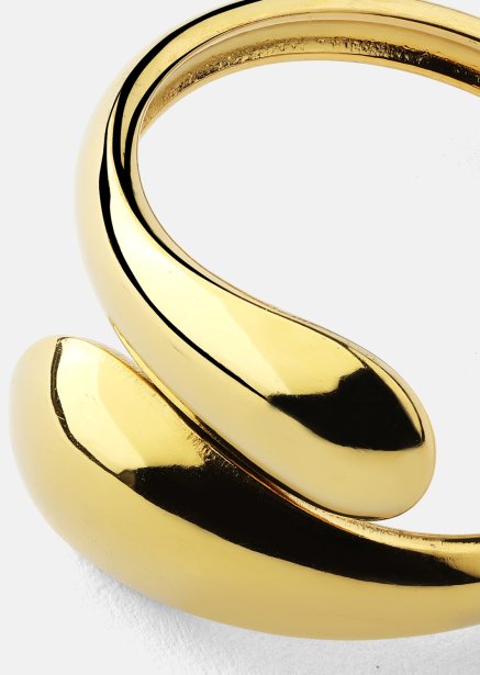 Ring Bold Drops - 18k Guldpläterad