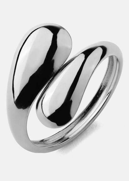 Ring Bold Drops - Silverpläterad