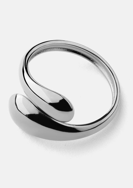Ring Bold Drops - Silverpläterad