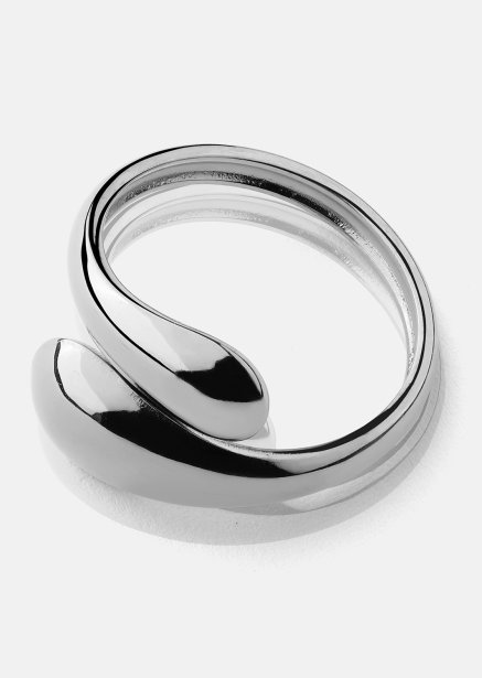 Ring Bold Drops - Silverpläterad
