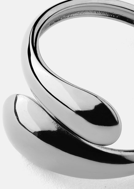 Ring Bold Drops - Silverpläterad