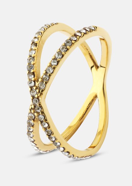 Ring Sparkle X - 18k Guldpläterad
