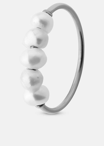 Ring Perla - Silverpläterad