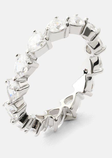 Bezel Ring - Silverpläterad