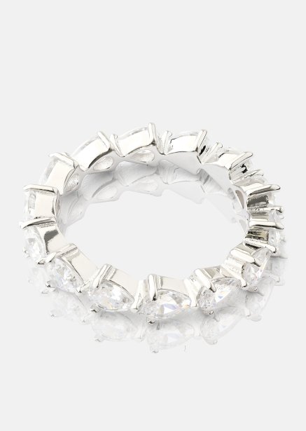 Bezel Ring - Silverpläterad