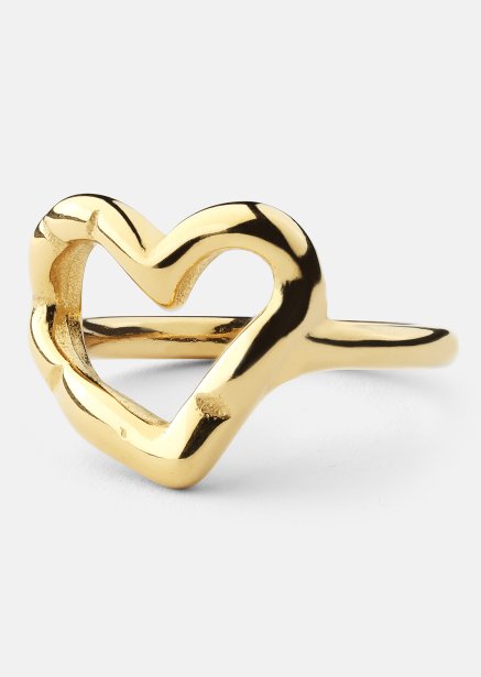 Ring Heartbeat- 18k Guldpläterad