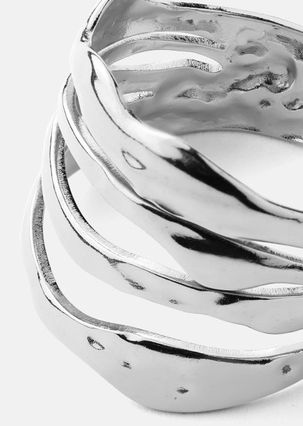 Ring Wave - Silverpläterad