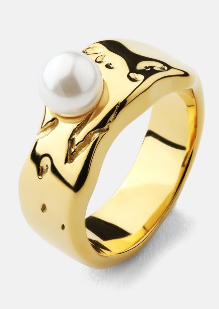Ring Pearl Serenity - 18k Guldpläterad