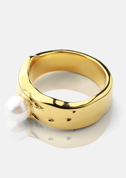 Ring Pearl Serenity - 18k Guldpläterad