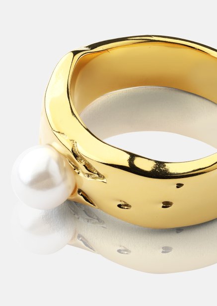 Ring Pearl Serenity - 18k Guldpläterad